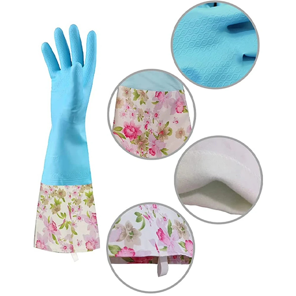 Waterproof Dish Washing And Cleaning Gloves 1 Pair